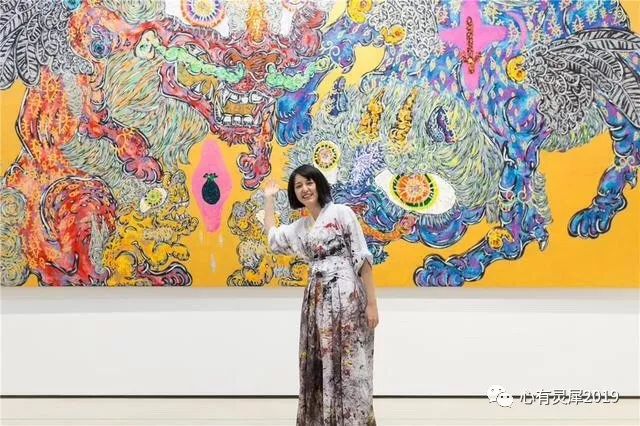 日本通灵画家小松美羽 万物皆有灵 以 神兽 为创作题材 看点快报