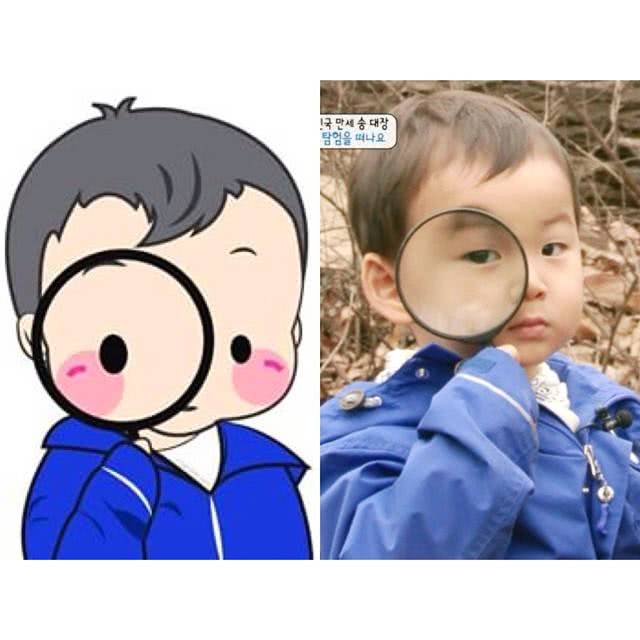 宋家3胞胎8岁了:可爱的表情包宋民国,没想到最后还是大韩没让人失望
