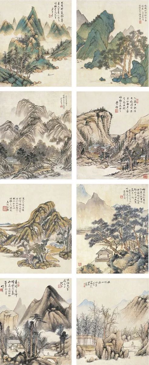 王学浩(清)山水画作品欣赏