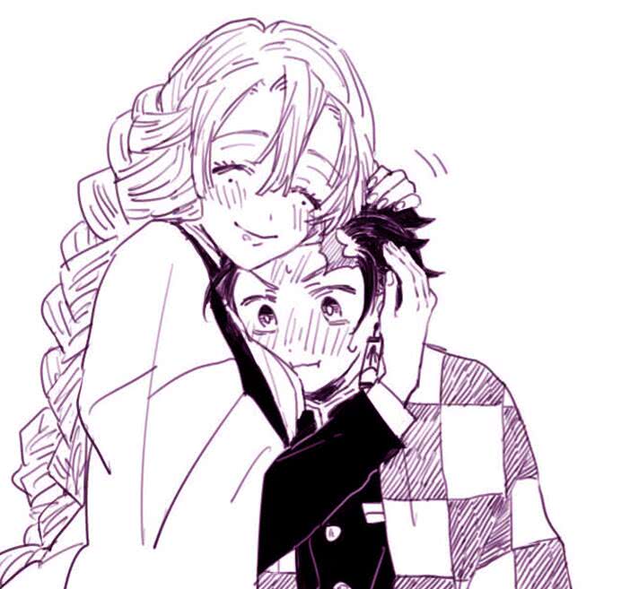 炭治郎是鬼杀队的团宠,蝴蝶忍对他摸头,看到恋柱的举动太羡慕了