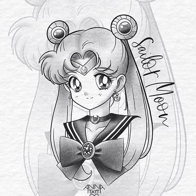 【铅笔针管笔】美少女手绘动漫人物素材临摹