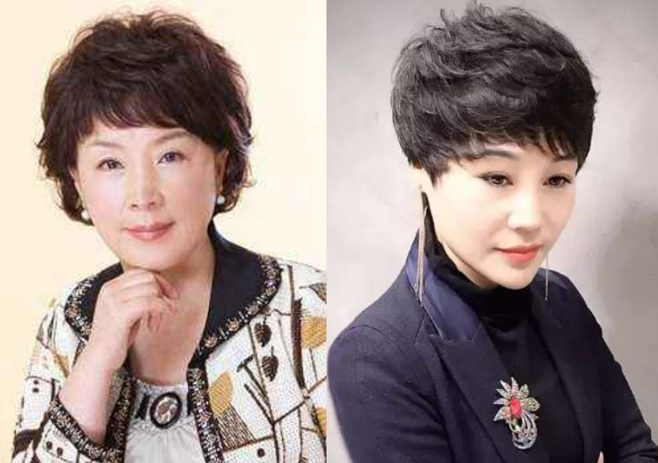 五六十岁的女人,别总烫盖半耳短发,试试露耳小暴卷,减龄又洋气