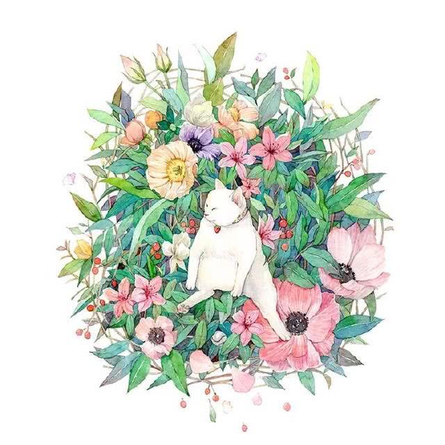 插画师系列 第一百七十九期 小玉米子中国插画师我们终将等到春暖花开 看点快报