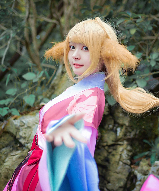 cosplay动漫《狐妖小红娘》涂山苏苏,堪称神还原的cos