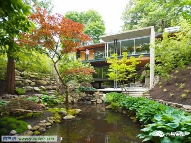 现代住宅建筑景观加拿大温哥华日式庭院住宅 看点快报
