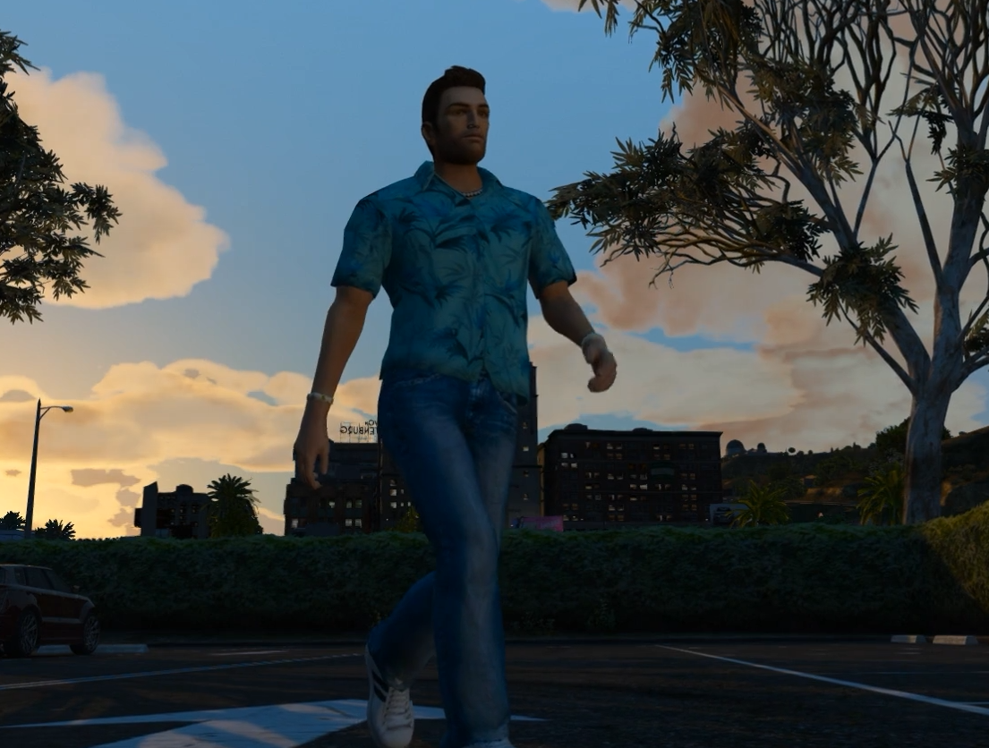 gta:罪恶都市中的汤米为何不会变老,十年后都是那么帅