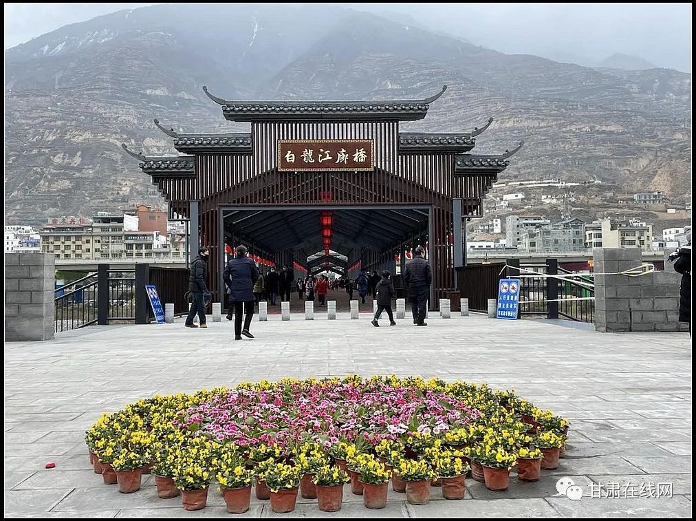 白龙江,廊桥,武都,陇南,甘肃,陇南市,武都区