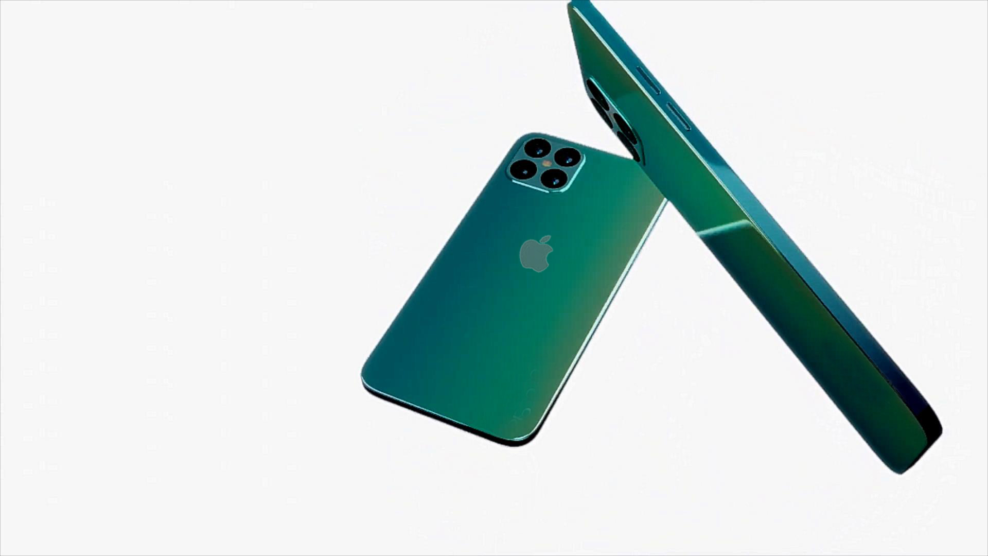 iphone13概念机,iphone13美图 iphone13概念机:打孔屏 4800毫安电池,解决颜值续航2个短板