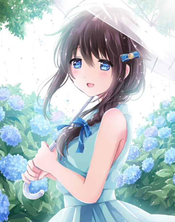 二次元动漫人物壁纸合集,清新靓丽的少女