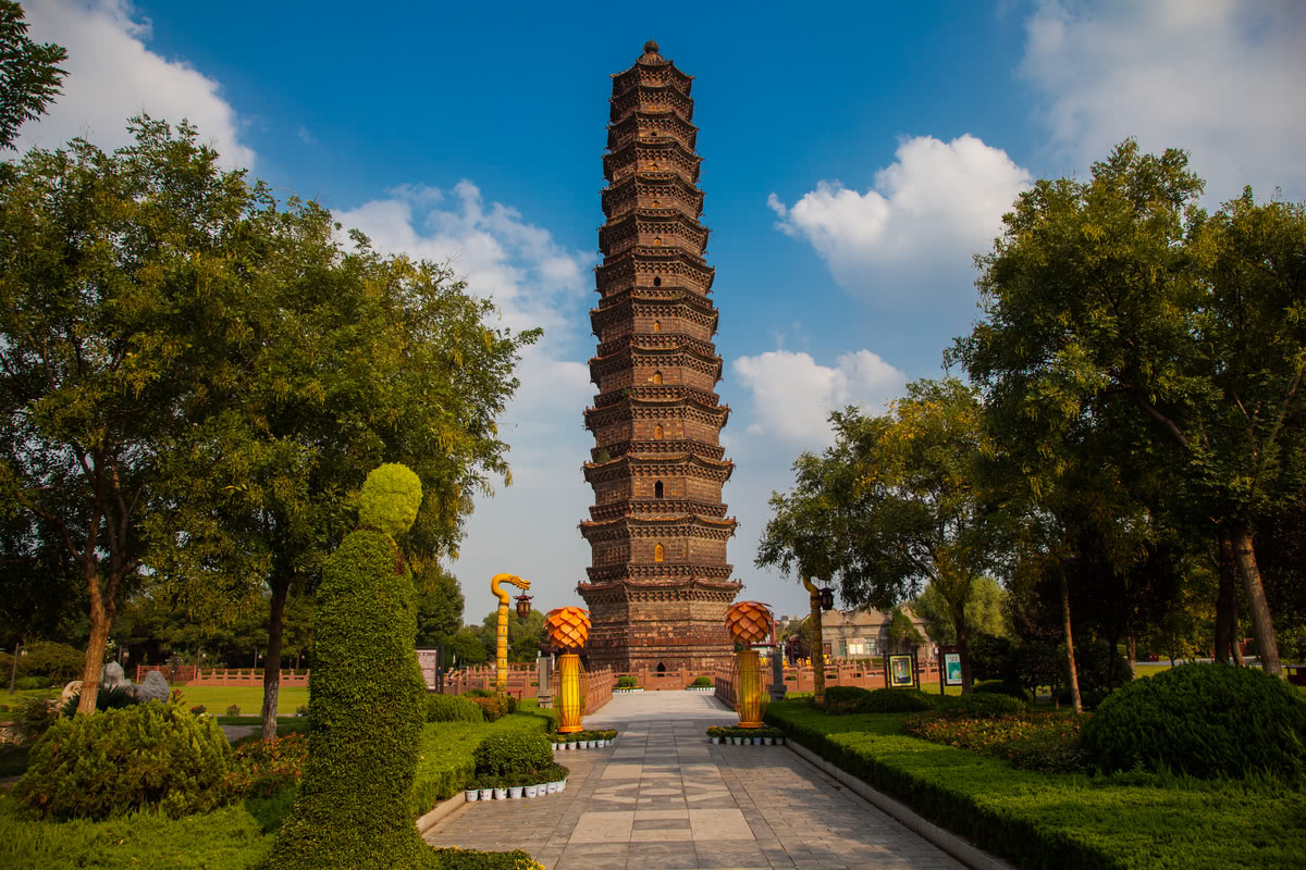 夏朝,八朝古都,大宋御河,大相国寺,开封博物馆,开封铁塔,清明上河园