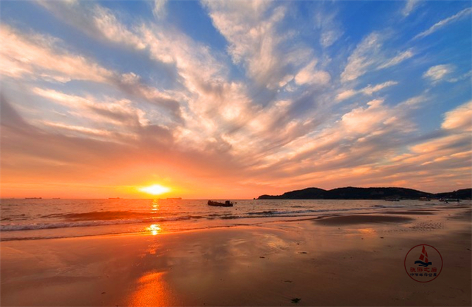 大连唯一能看夕阳的浴场,瓦房店的天然屏障