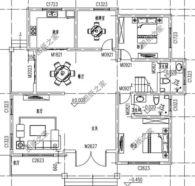 看了太多户型图,这三款三层自建房平面设计图,美观大气好房子