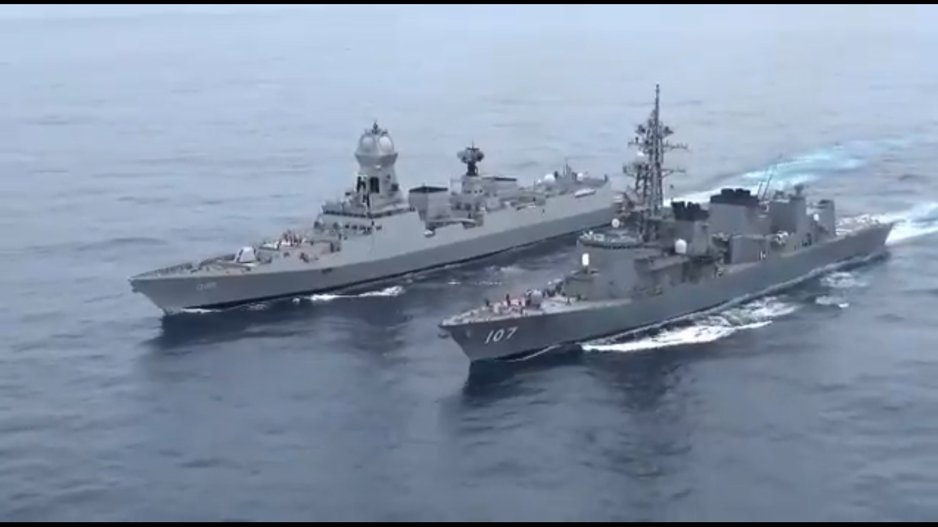印日演習 日本航母南下印度洋 打著反海盜幌子 實則控制交通線 天天要聞