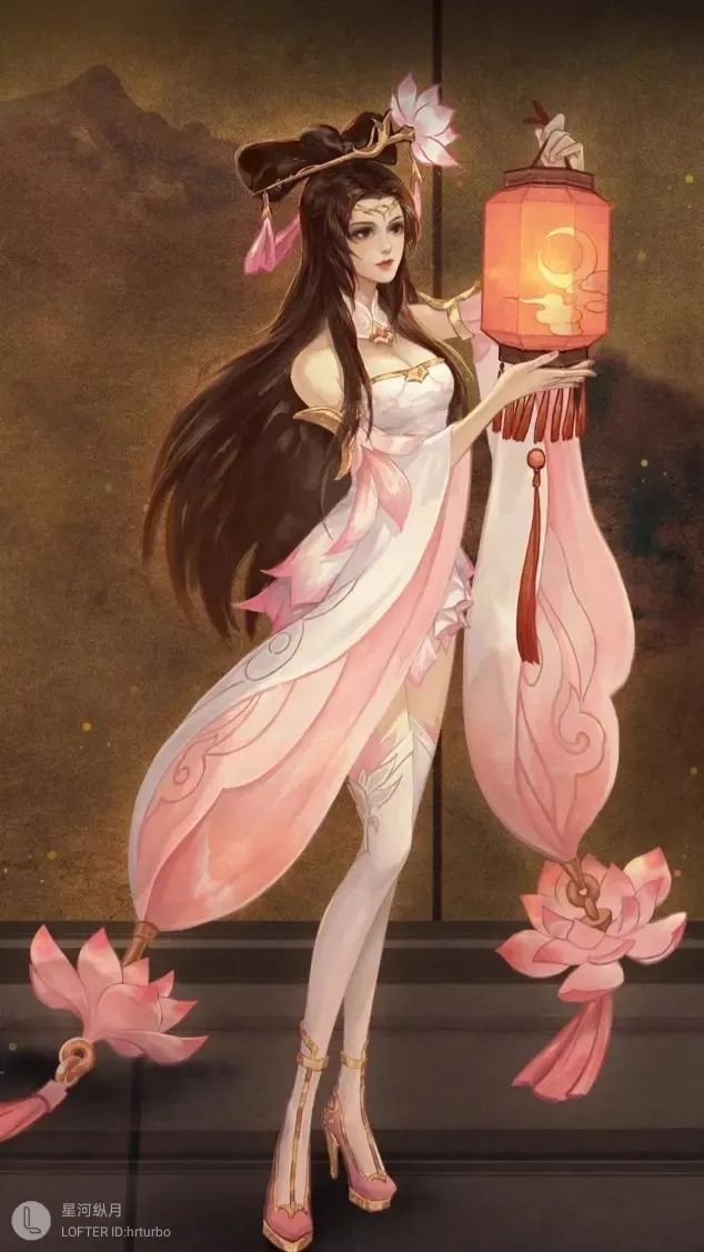 王者荣耀官方壁纸,四大美人 明灯佳人