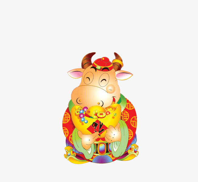 牛气冲天卡通动漫图片头像