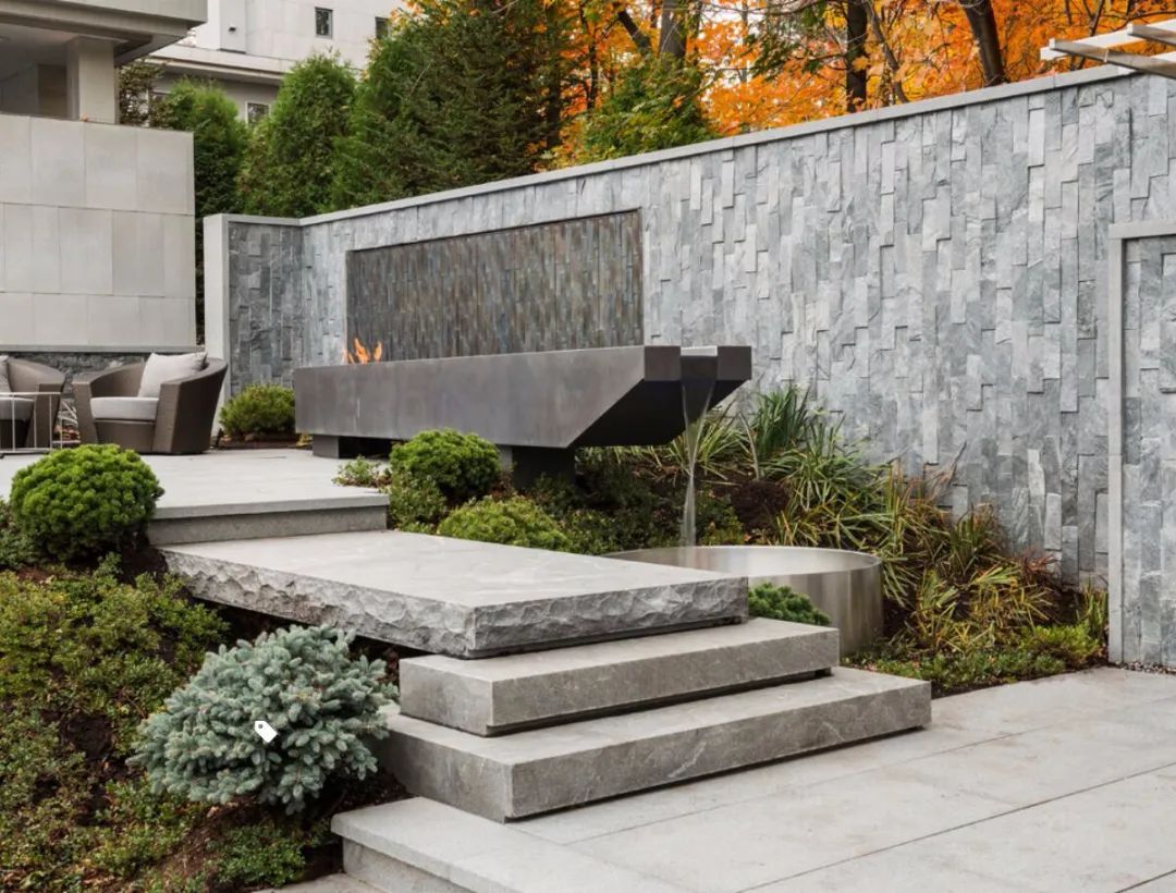 设计师,庭院,挡土墙,景墙