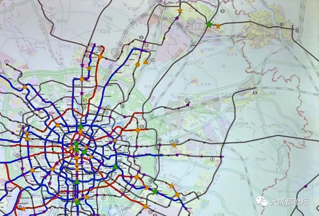 成都市2035地铁图高清,成都地铁全图高清版本 《成都市城市轨道交通tod综合开发战略规划》(高清图)