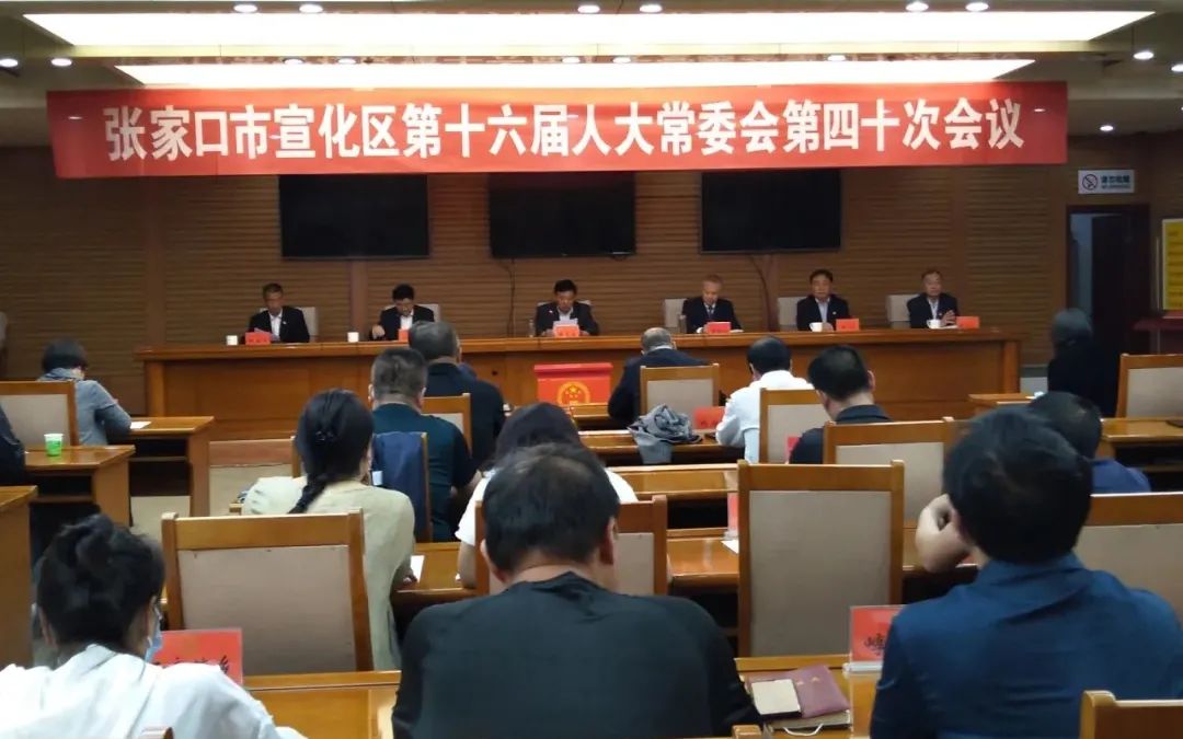 会第四十次会议决定接受 费再宏辞去宣化区人民政府区长职务的请求