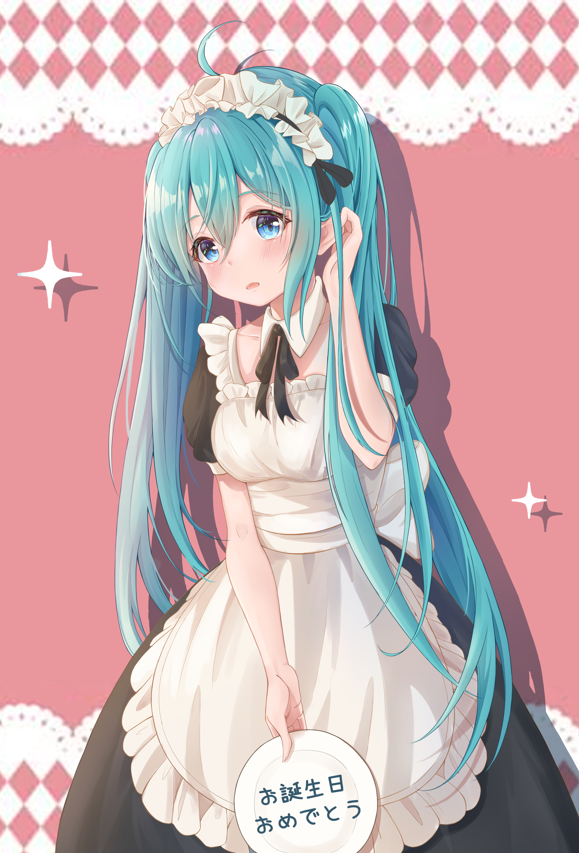 初音未来同人漫图:最后一张好可爱!