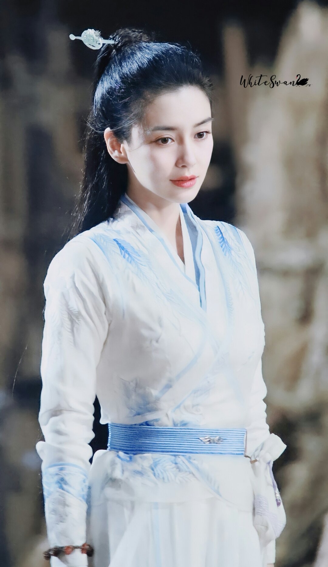 Angelababy古装,baby古装剧 杨颖angelababy白衣古装太好看了!