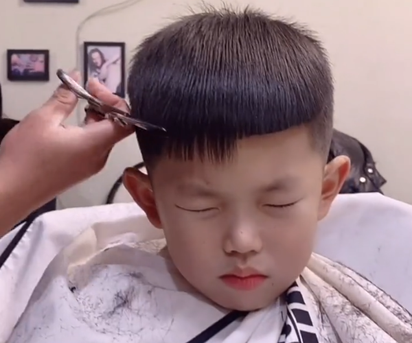 发型,社会人,小学生,小男孩,小帅哥,理发