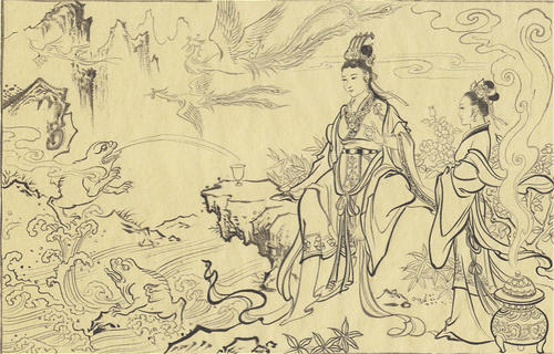 西王母,山海经,王母娘娘,伏羲