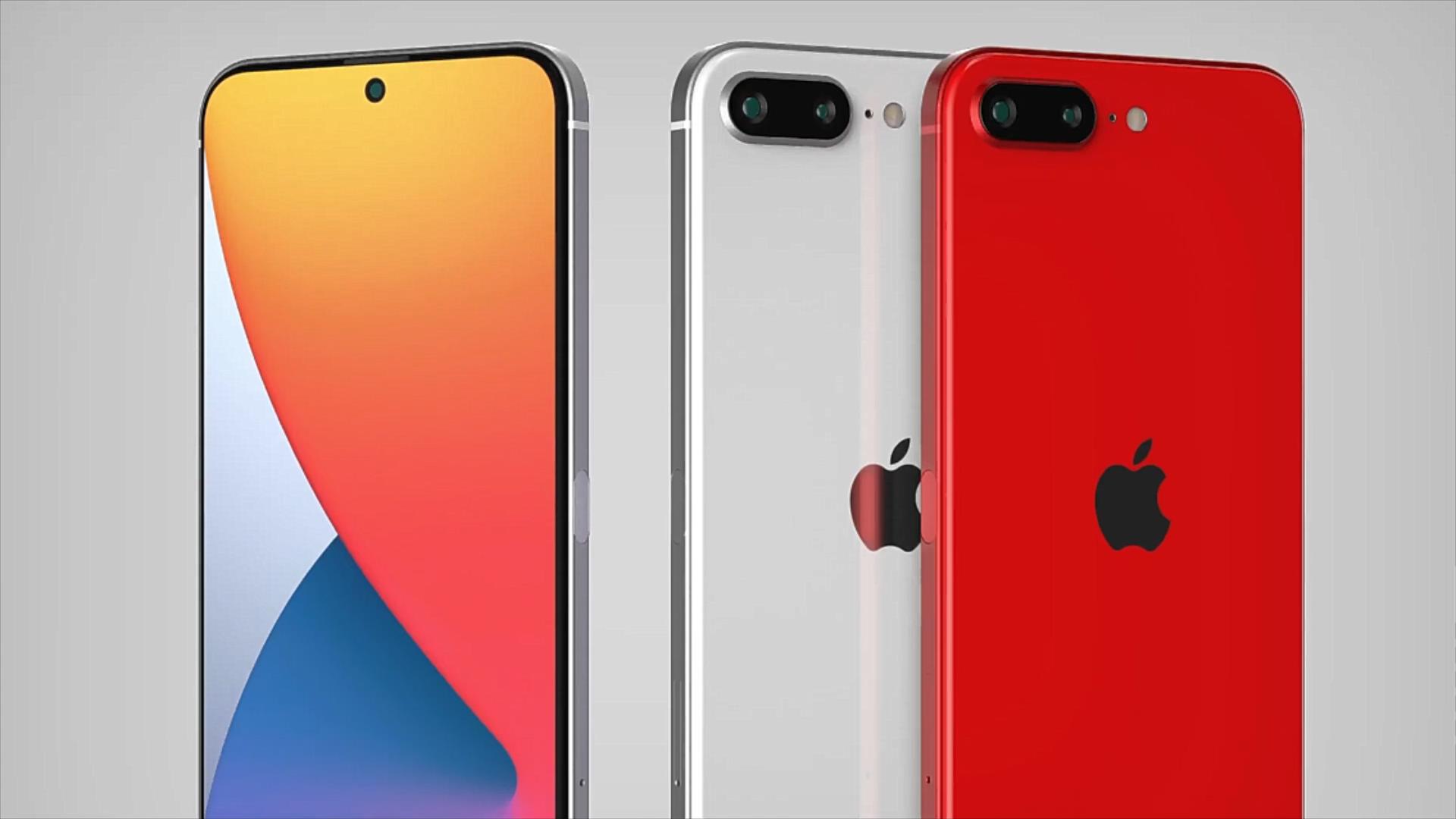 iphonese原生壁纸,iphonese一代原生壁纸 iphoneseplus概念图:打孔屏 93%屏占比,非常经典的屏幕