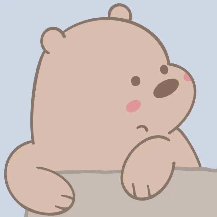 咱们裸熊头像丨大大,白熊和胖达