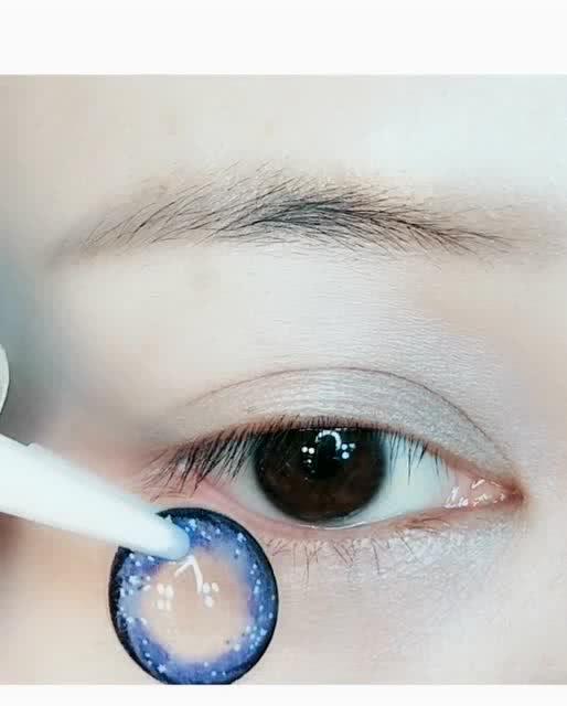 蓝色美瞳什么效果，蓝色美瞳什么效果好