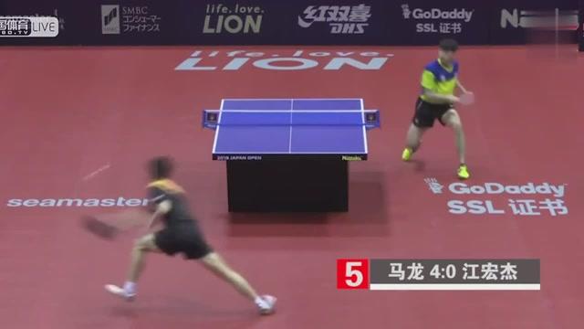 2018年日本公开赛张继科3-4遭张本智和惊天逆转