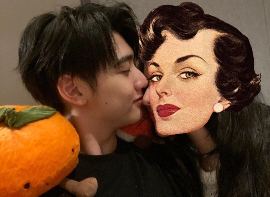 Master Qihe took off his mask to prove his face value, his profile