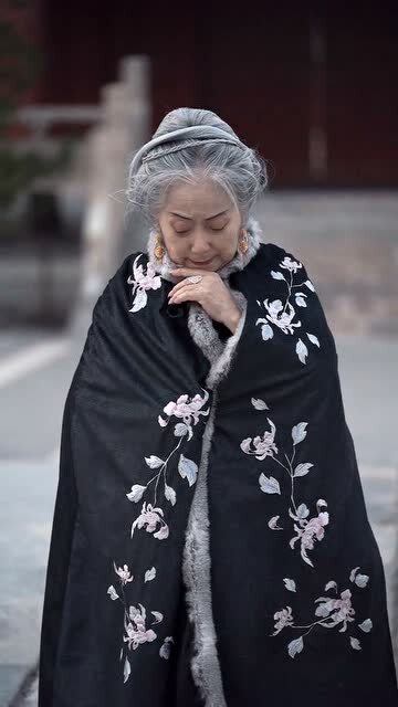 汉服奶奶古风穿搭，汉服奶奶古风穿搭图片