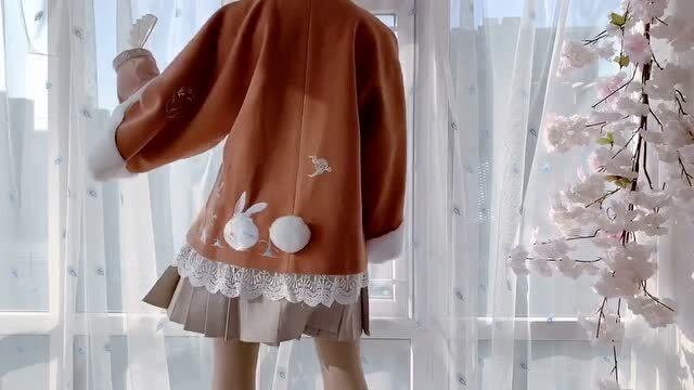 兔子汉服冬季穿搭，兔子汉服冬季穿搭图片