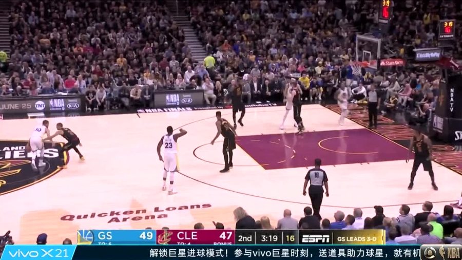 骑士118-111险胜勇士锁定季后赛席位