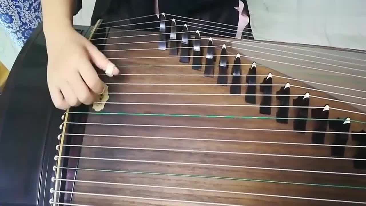 古筝孟姜女曲谱_孟姜女袁莎古筝曲谱(4)