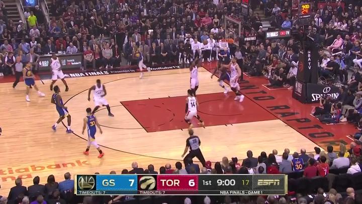 骑士vs勇士2018总决赛G：詹皇51分孤胆难救主，勇士加时告捷