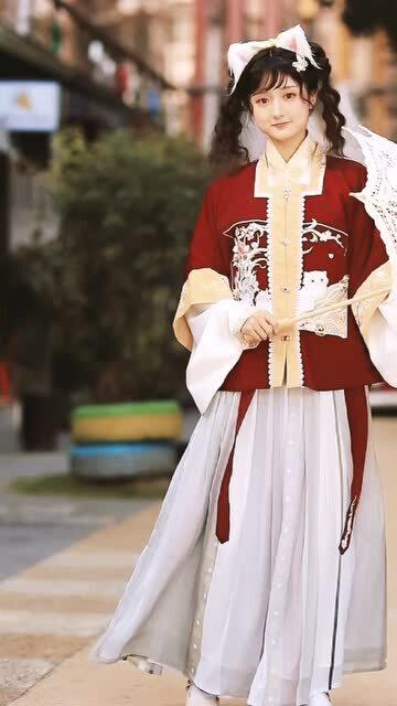 冰蓝配色汉服穿搭，冰蓝配色汉服穿搭图片