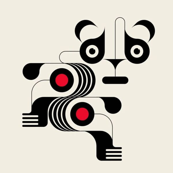 点线面排列组合绘制抽象艺术