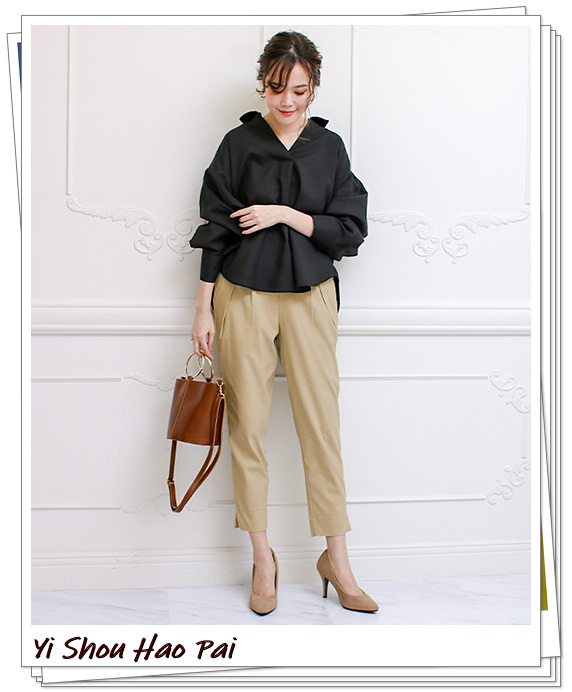 推荐米色裤子的15种穿搭!简单而又有女人味的轻熟搭配示例