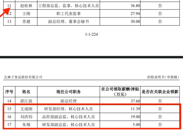 工程部总监初中学历，研发部副总监年薪仅5万…幺麻子食品股份IPO背后槽点太多