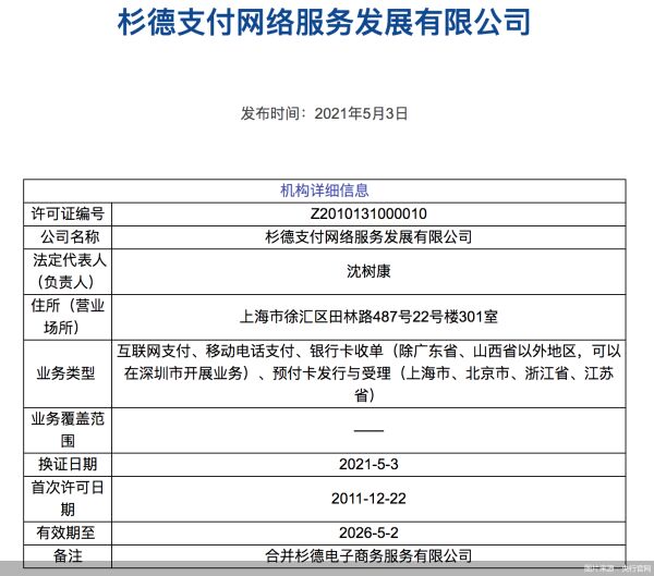 央行罚单榜“常客”再上榜，杉德支付被罚889.4万元