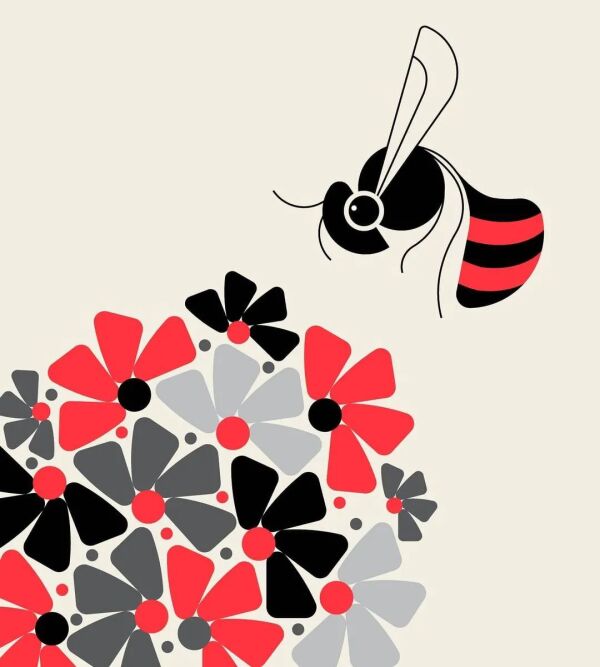 艺术与设计 - 点线面排列组合绘制抽象艺术