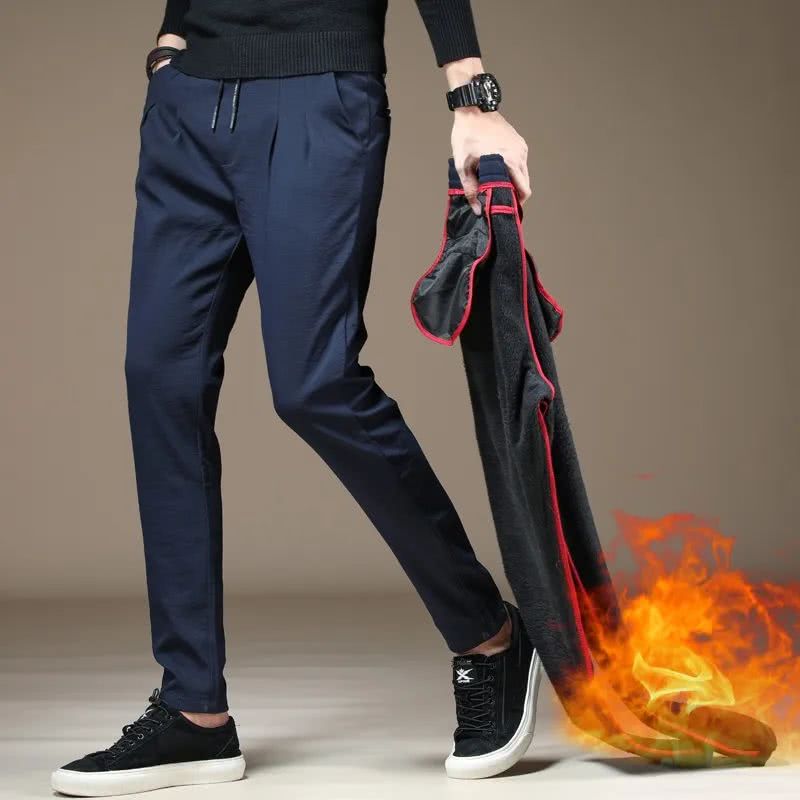 一种男裤:叫开车裤,也叫散步裤,利落保暖,适合40-65男人