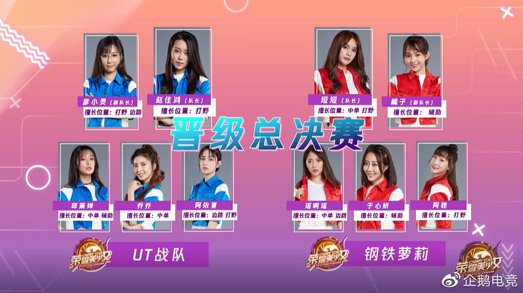 《荣耀美少女》总决赛陈浩民现身打call,ut战队一黑到底?