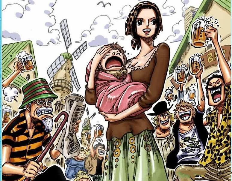 海贼王:东海酒馆老板娘玛奇诺竟然怀了红发的孩子?