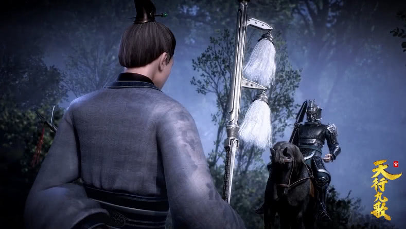 天行九歌:李斯手拿使者节杖,看到他手上的动作,士兵跪下了