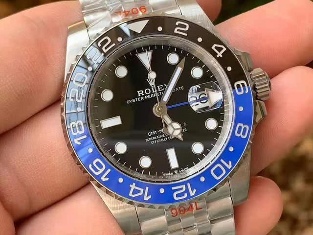 经典的持续品鉴劳力士格林尼治Ⅱ五珠带版黑蓝圈腕表