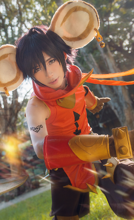 cosplay《王者荣耀》李元芳,神采奕奕的活力少年