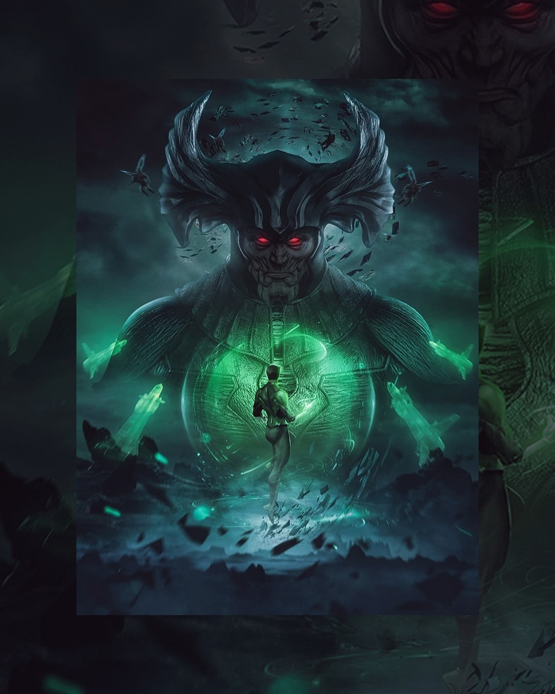 《正义联盟2》曝全新概念海报,达克赛德登场,气场碾压荒原狼,超霸气!