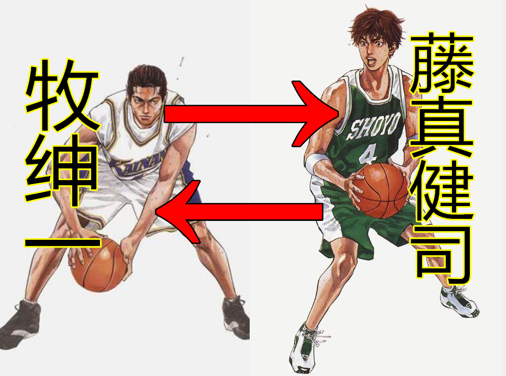 牧绅一,灌篮高手,神宗一郎,藤真健司